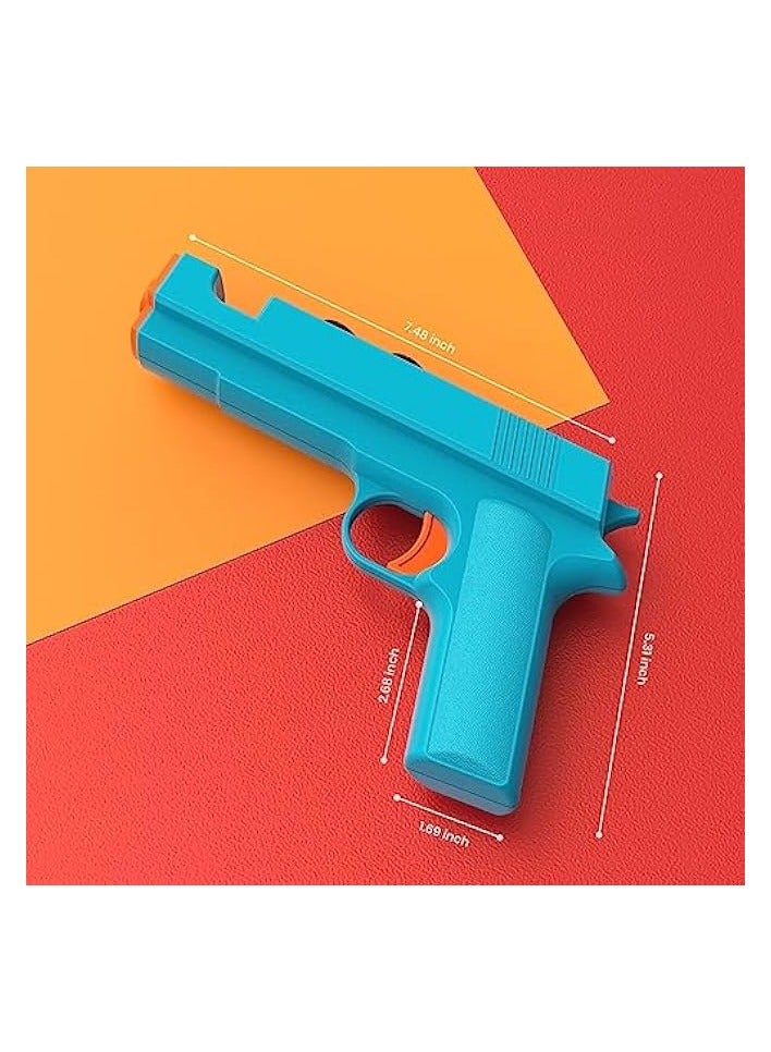 بروماس وحدة تحكم مسدس لعبة الرماية متوافقة مع Switch/Switch OLED Joy-Con، وحدة تحكم حركة قبضة اليد لألعاب الصيد مطلق النار (أزرق + أحمر) - Image 4