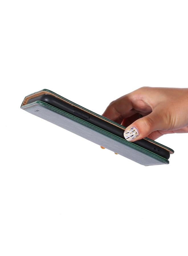 S-TOP Case For Samsung Galaxy S23+ 5G Gloss Oil Solid Color Magnetic Leather Phone Case - Image 3