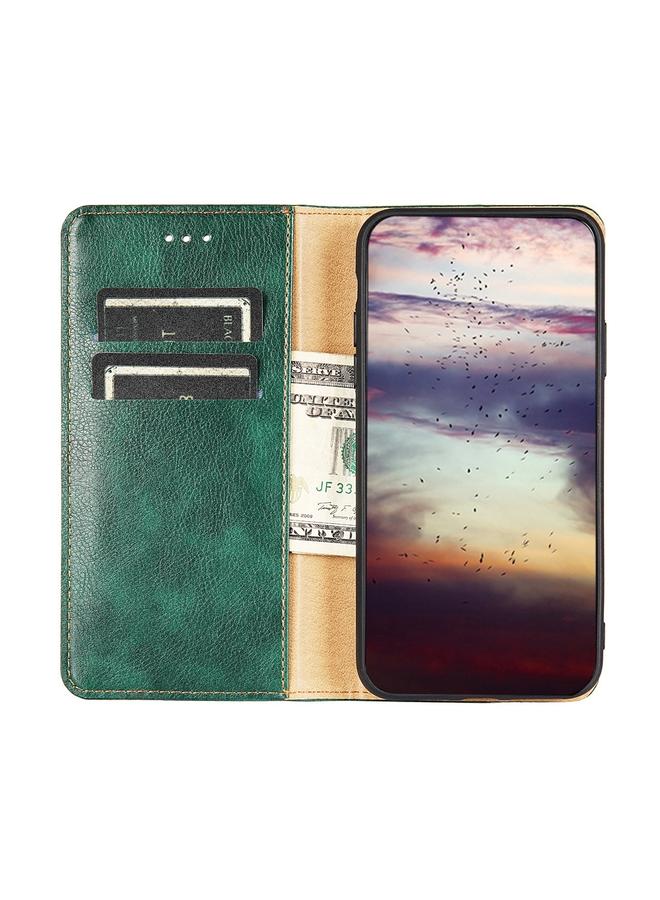 S-TOP Case For Samsung Galaxy S23+ 5G Gloss Oil Solid Color Magnetic Leather Phone Case - Image 4
