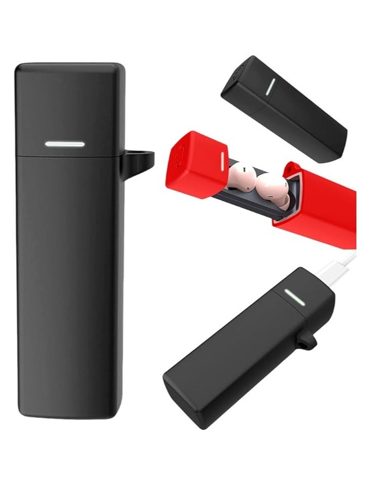 Case Compatible with Anker Soundcore A30i Headphones Silicone Cover Protective Case Black - Image 1
