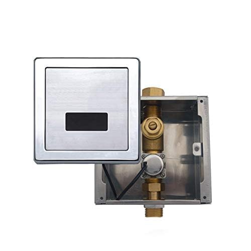 ElecRange Wall Mounted Automatic Urinal Flusher With Sensor for Bathroom Home Hotel and public places with dual power supply,chrome plated - Image 4