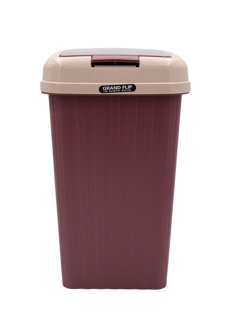 IDEAL PACK Ideal Pack Plastic Dustbin with Lid – 36 x 27 cm | Compact Covered Trash Bin for Home, Bathroom, Office, or Kitchen | Sturdy, Easy-to-Clean Design  - Image 2