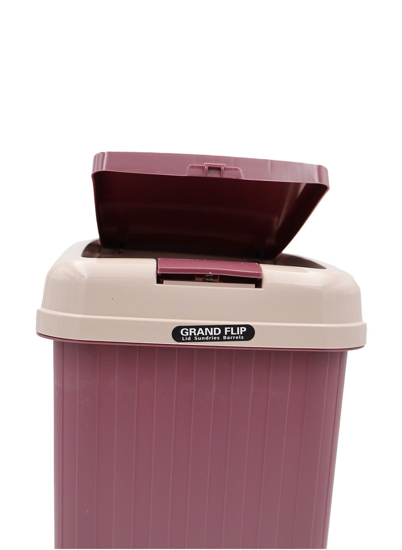 IDEAL PACK Ideal Pack Plastic Dustbin with Lid – 36 x 27 cm | Compact Covered Trash Bin for Home, Bathroom, Office, or Kitchen | Sturdy, Easy-to-Clean Design  - Image 3