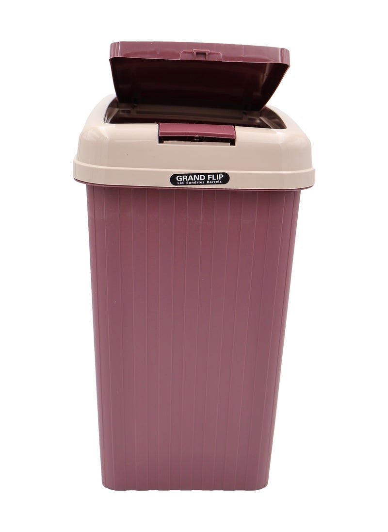 IDEAL PACK Ideal Pack Plastic Dustbin with Lid – 36 x 27 cm | Compact Covered Trash Bin for Home, Bathroom, Office, or Kitchen | Sturdy, Easy-to-Clean Design  - Image 4