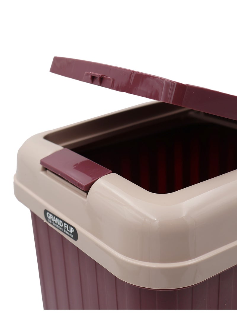 IDEAL PACK Ideal Pack Plastic Dustbin with Lid – 36 x 27 cm | Compact Covered Trash Bin for Home, Bathroom, Office, or Kitchen | Sturdy, Easy-to-Clean Design  - Image 5