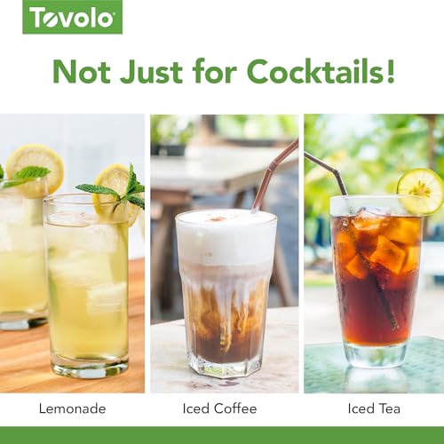 Tovolo Perfect Ice Mold Freezer Tray of 1.25-Inch Cubes for Whiskey, Bourbon, Spirits & Liquor, BPA-Free Silicone, Fade Resistant, Set of 2, Stratus Blue - Image 5