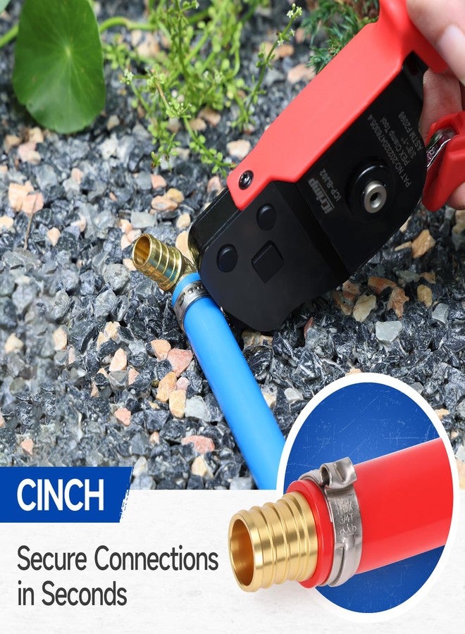 IWISS iCrimp One-Hand PEX Pipe Cinch Tool meet ASTM F2098 Standard clamps, Crimping Tool for 3/8-1 inch Clamp Rings - Image 4