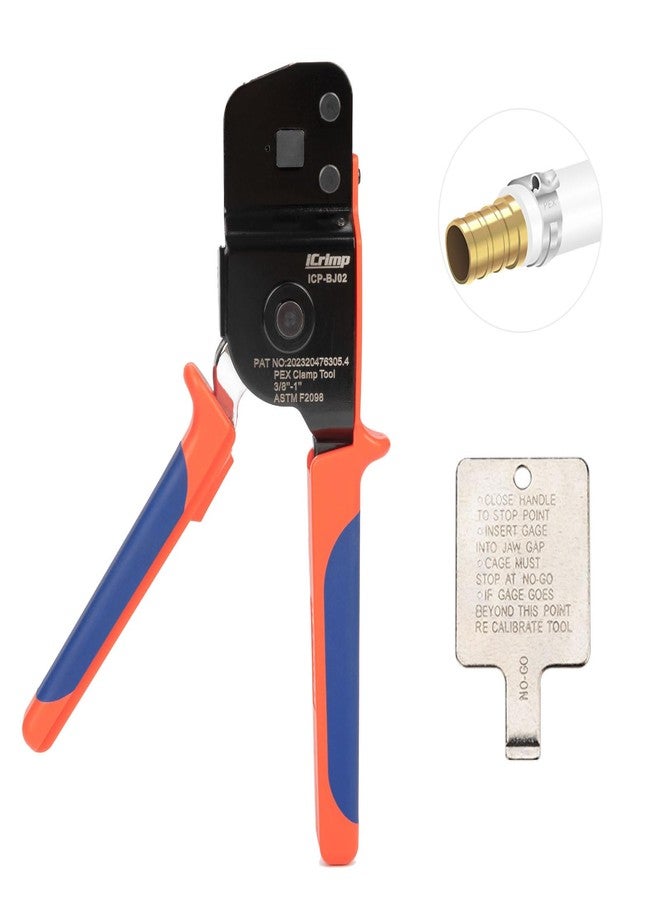 IWISS iCrimp One-Hand PEX Pipe Cinch Tool meet ASTM F2098 Standard clamps, Crimping Tool for 3/8-1 inch Clamp Rings - Image 1