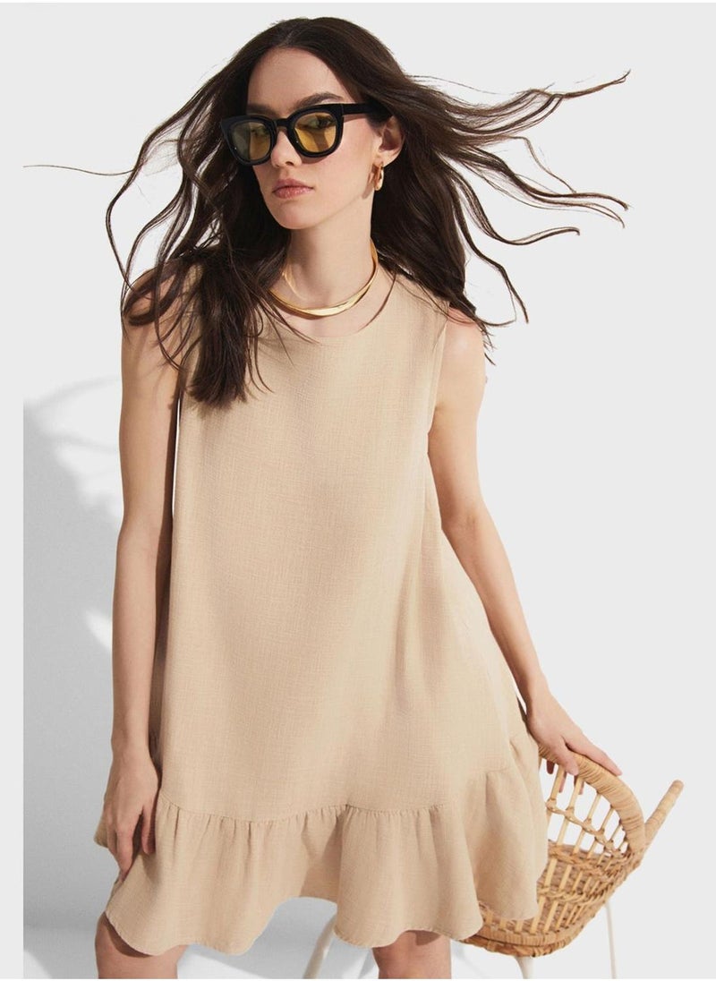 جون فستان أ-لاين بدون أكمام - Image 1