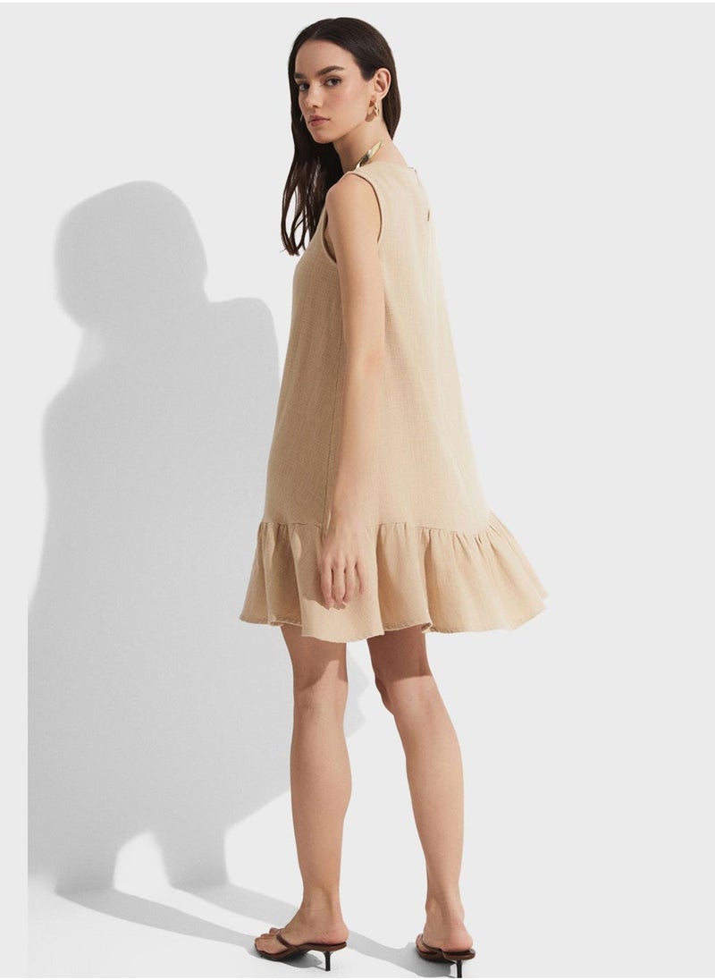 جون فستان أ-لاين بدون أكمام - Image 2