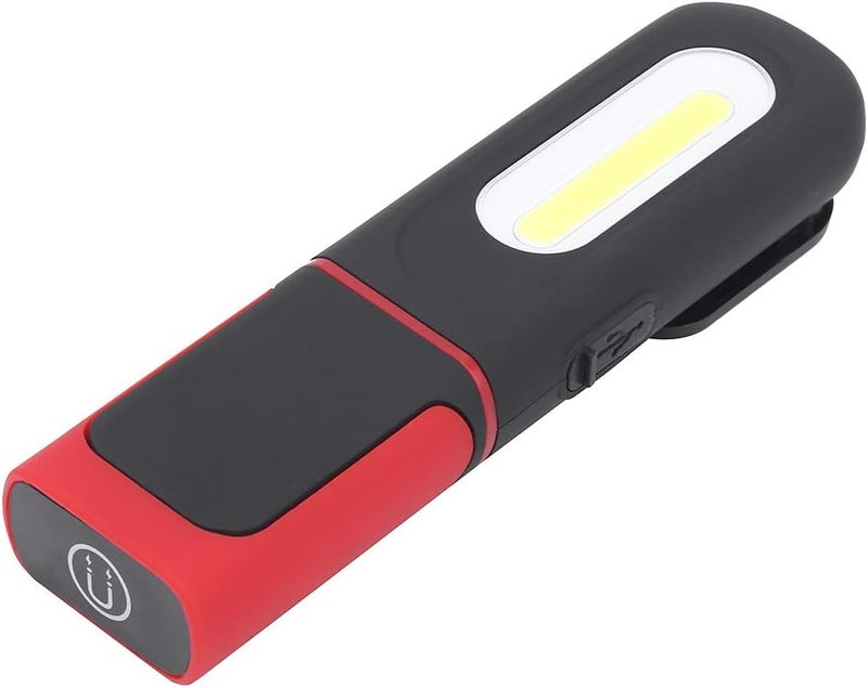 5W Portable COB Working Light, USB Rechargeable Emergency Flashlight with Magnetic Base, 3‑Speed Adjustable Multifunction Work Lamp for Outdoor and Home Use - Image 5