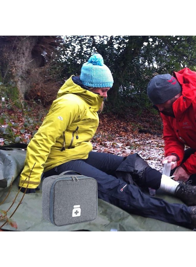 Medical Emergency Bag – Small Mini Portable First Aid Kit for Travel, Camping, Hiking & Outdoor Activities - Image 2