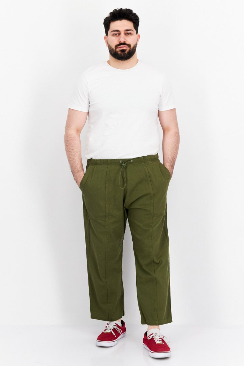 ESPRIT جينز داكن أخضر للرجال بقصة عادية مع حبل سحب بدون مرونة - Image 4