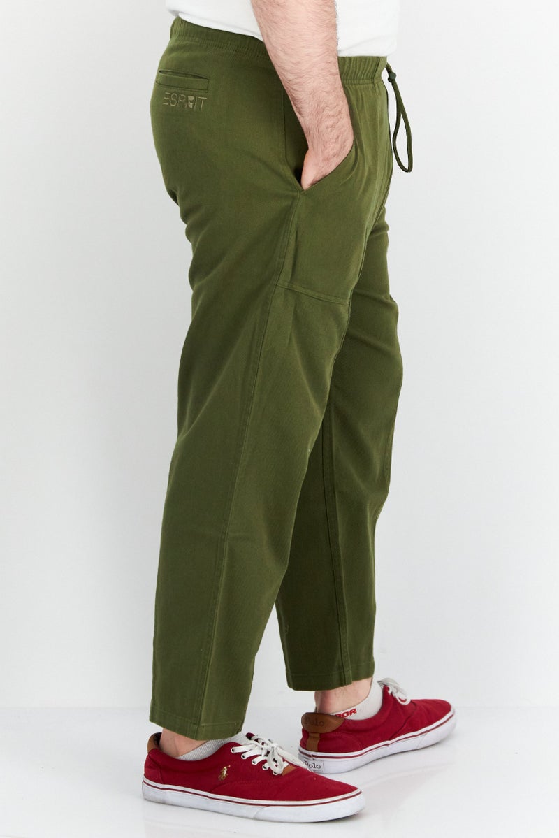 ESPRIT جينز داكن أخضر للرجال بقصة عادية مع حبل سحب بدون مرونة - Image 2