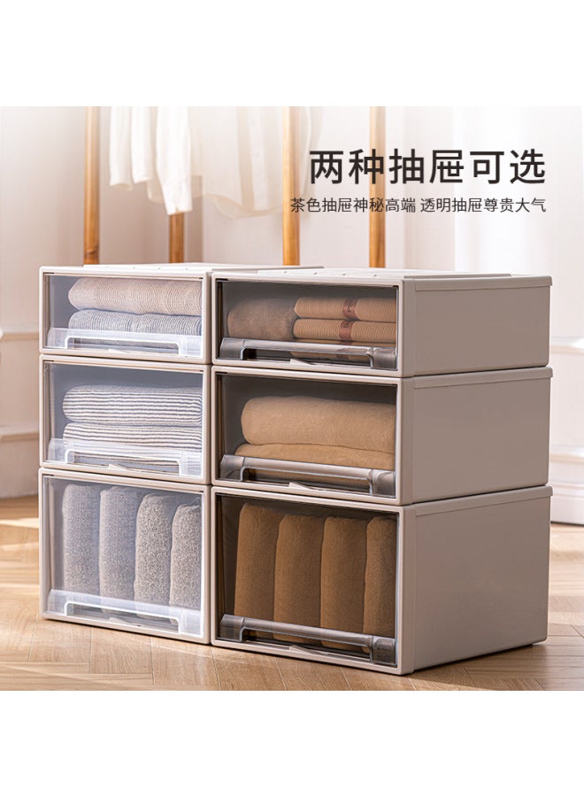 Quner European-style Storage Box Drawer Type Household Clothing Storage Box Toy Snack Storage Drawer Clothing Organizer - Image 4