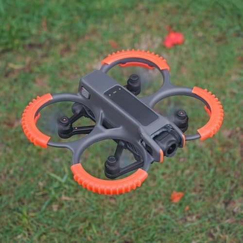 GetZget® Props Guard Bumper Protective TPU Cover Compatible with Dji Avata 2 Propeller Guard Protector Accessories (Black) - Image 2