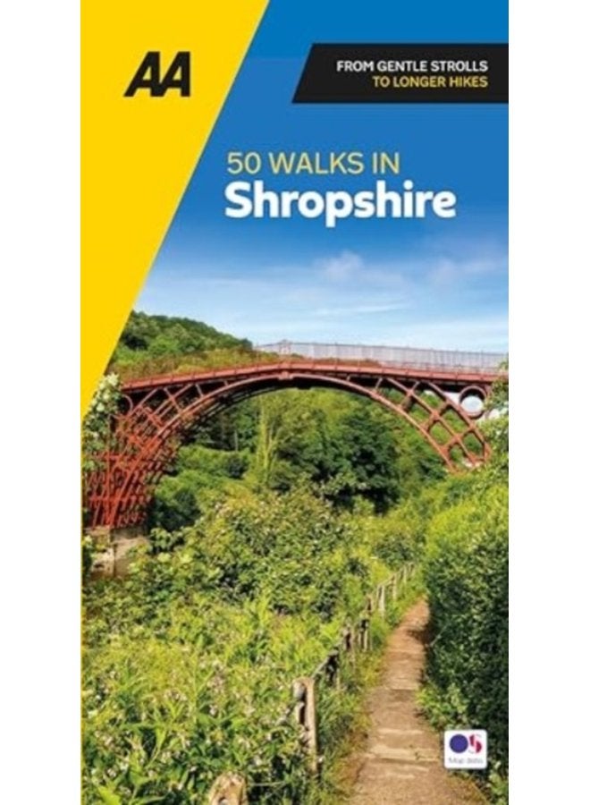 AA 50 Walks in Shropshire - Paperback