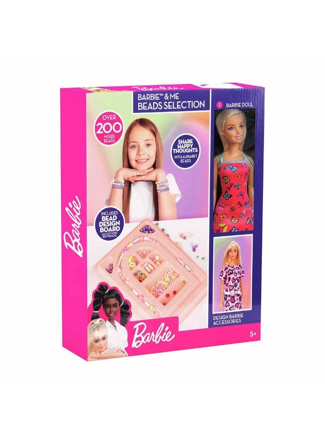 Barbie & Me Beads Selection DIY Bracelet Kit with Doll (33 cm) - Image 1