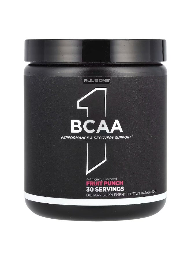 Rule One Proteins BCAA, Fruit Punch, 8.47 oz (240 g) - Image 1
