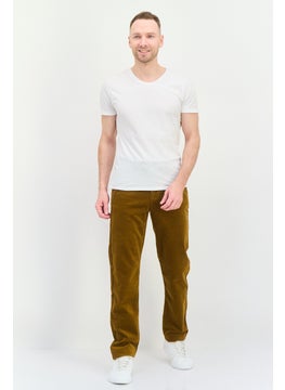 GANT Men Regular Fit Ribbed Allister Corduroy Pants, Brown  - Image 3