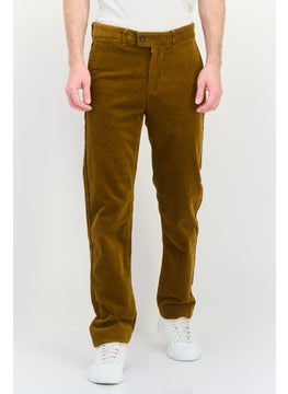 GANT Men Regular Fit Ribbed Allister Corduroy Pants, Brown  - Image 1