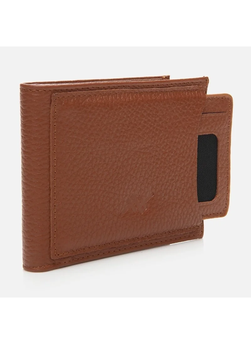 Hotiç 06CUH269130A370 Genuine Leather Tan Men's Wallet