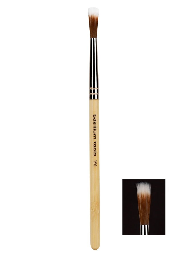 Bdellium Tools Professional Makeup Brush - Special FX Series 191 Precision Stippling - With Soft Synthetic Fibers, For Stippling in very Small Areas (Bamboo, 1pc)