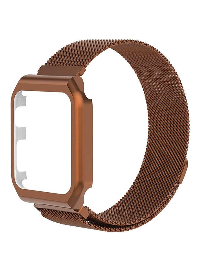 Replacement Band With Case For Apple Watch 38mm Brown - Image 1