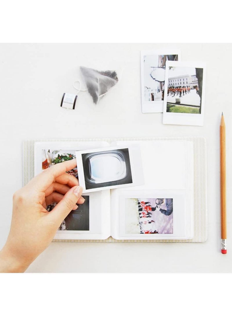 ZIKKON ZIKKON 64 Pockets Photo Album for Fujifilm Instax Mini 12 11 9 8 40 99 Evo Liplay 7S Instant CameraMini Link Printer Polaroid Snap Touch PIC300 Z2300 Mint Zip Instant Camera Printer blush pink  - Image 4