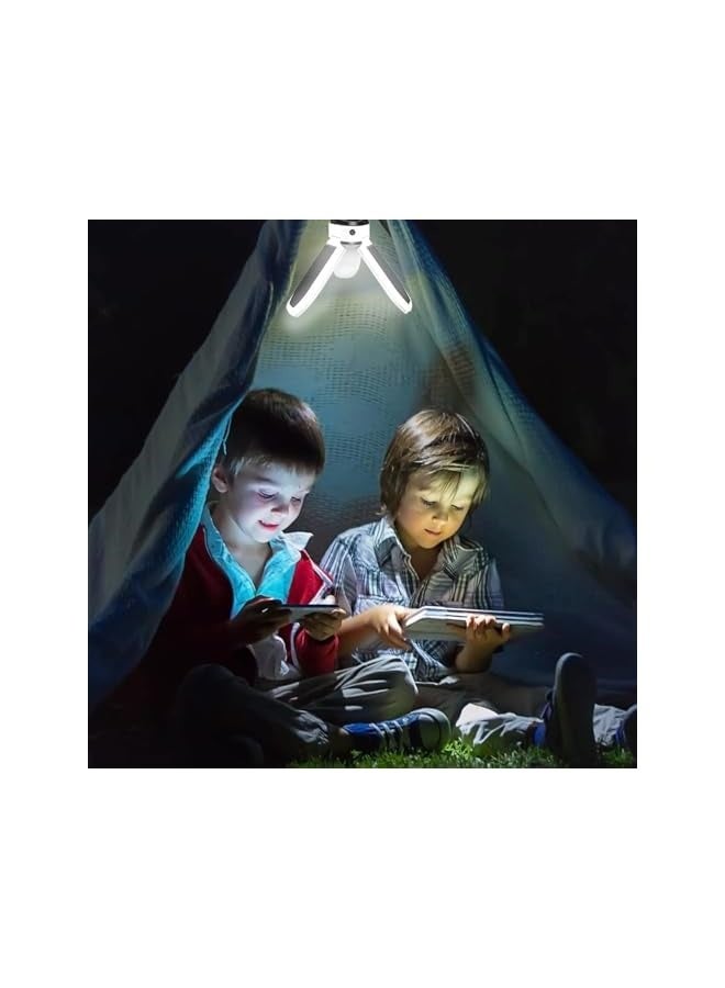 erorex Camping Lamp Solar Foldable LED Camping Light Rechargeable Multifunctional Portable Tent Lamp Camping Light USB Rechargeable with 5 Light Modes for Outdoor, Hiking, Fishing, Hunting, Emergency  - Image 3