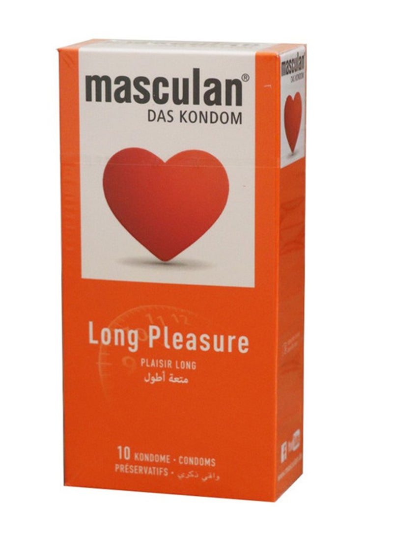 10-Piece Masculan Long Pleasure Condom - view 2