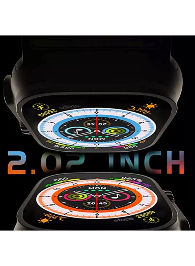 GS8 Ultra Waterproof Bluetooth Sport Watch Digital Smartwatch-BLACK