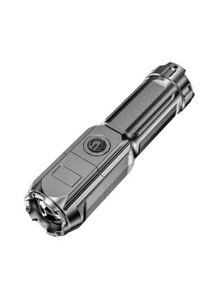 LED Torch Rechargeable, 1 Pack Super Bright Adjustable Focus Flashlight, Zoomable, Long Battery Life, Waterproof Pocket Size Torch for Power Cuts, Emergency, Camping, Outdoor - pzsku/Z8E06D690DEBB11016E45Z/45/1741945751/2a0d4509-6ed2-4f66-b09d-5eef37922b29