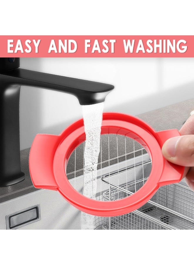 YelaJoy 4 in 1 Fruit Cutter, Multifunctional Egg Slicer Cutter, Strawberry slicer, Strawberry, Tomato, Dicer for Soft Fruit Mushroom Home Use, Vegetable Cutter Easy Kitchen Tool - Image 3