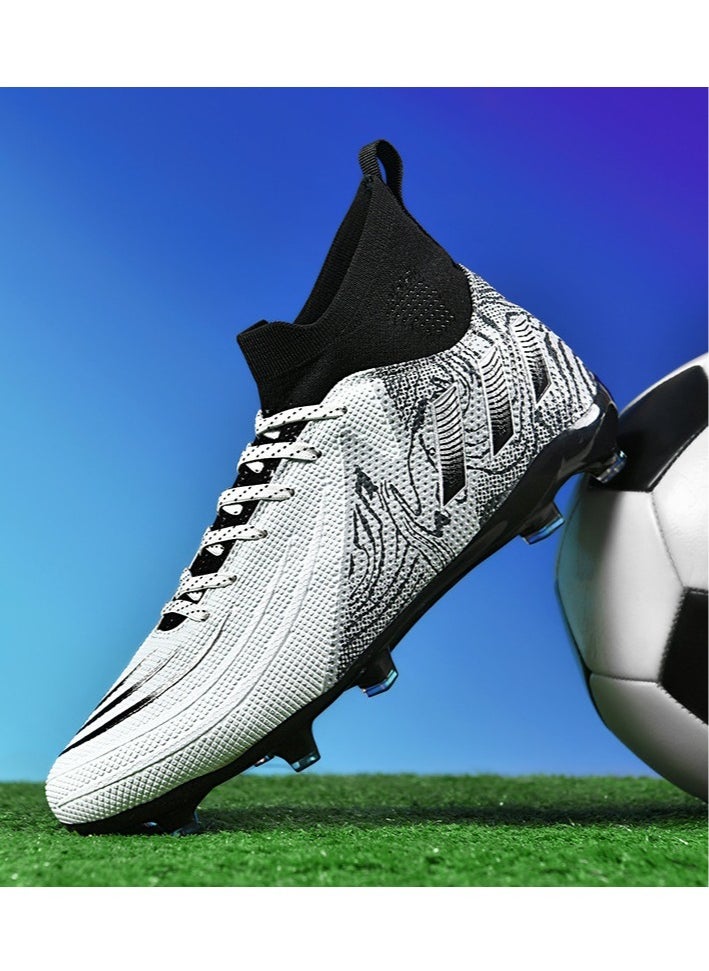 سكت شيكترو أحذية كرة قدم للجنسين، مسامير طويلة عشبية TF Broken Spikes أحذية تدريب احترافية، أحذية كرة قدم مسامية غير قابلة للانزلاق، أحذية تدريب احترافية عالية الجودة  - Image 2