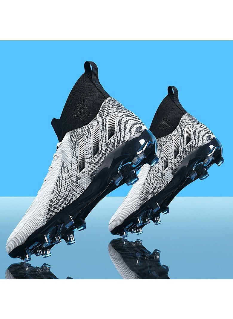 سكت شيكترو أحذية كرة قدم للجنسين، مسامير طويلة عشبية TF Broken Spikes أحذية تدريب احترافية، أحذية كرة قدم مسامية غير قابلة للانزلاق، أحذية تدريب احترافية عالية الجودة  - Image 3
