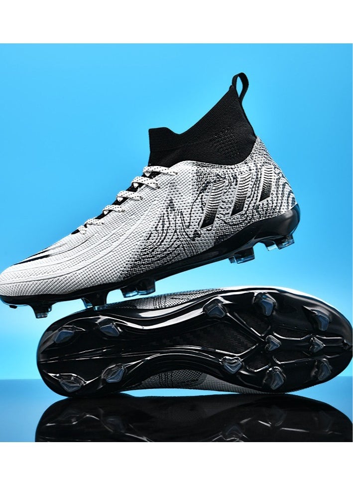 سكت شيكترو أحذية كرة قدم للجنسين، مسامير طويلة عشبية TF Broken Spikes أحذية تدريب احترافية، أحذية كرة قدم مسامية غير قابلة للانزلاق، أحذية تدريب احترافية عالية الجودة  - Image 4