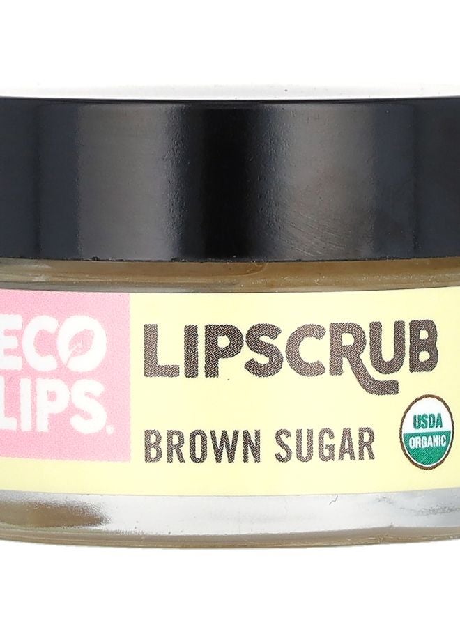 Eco Lips Lipscrub Brown Sugar 0.5 oz (14.2 g)