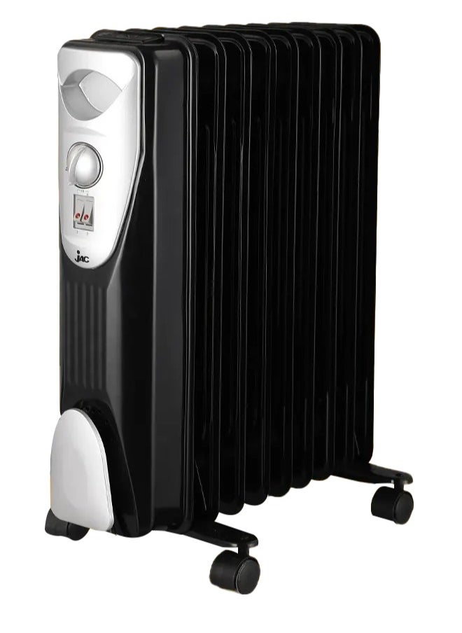 Jac - Oil heater, 7 metal fins, black, 1200 watts, from Jac - Image 1