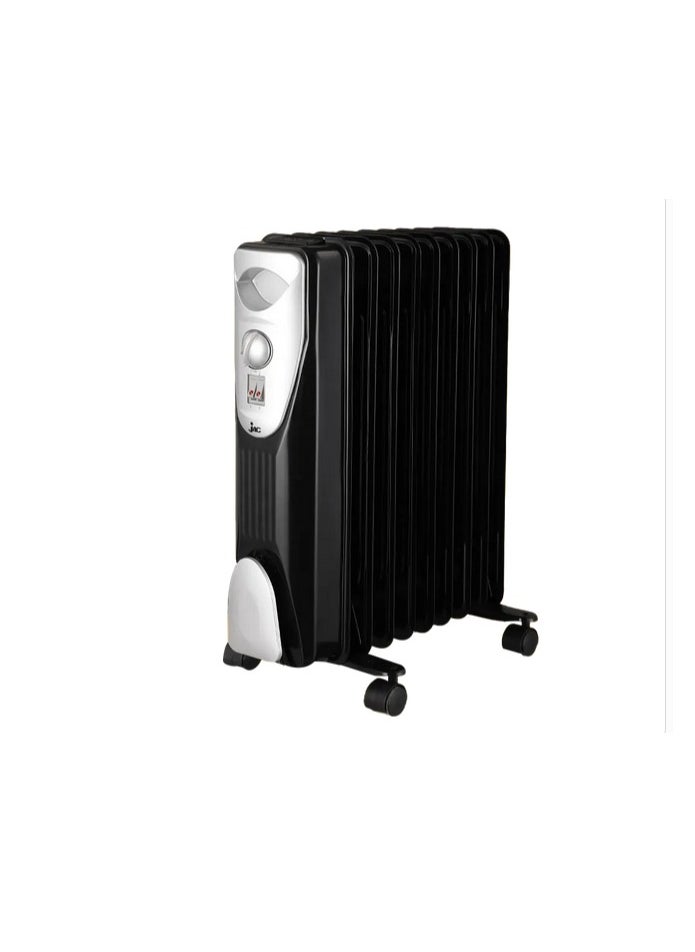 Jac - Oil heater, 7 metal fins, black, 1200 watts, from Jac - Image 1