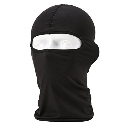 SUNLAND Balaclava Face Mask Motorcycle Cycling Bike Bandana Hiking Skateboard Head Sock,Sun Cooling Cover for Men Women Black - Image 1