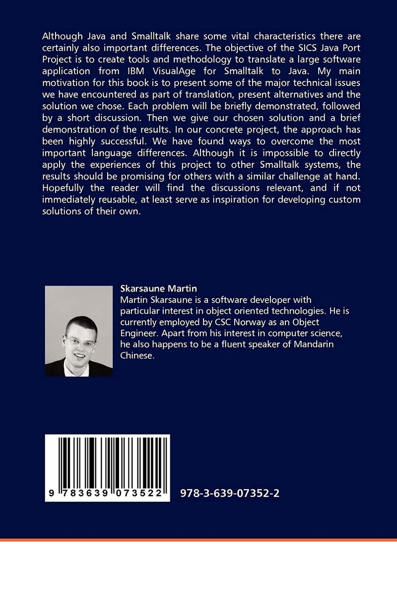 The SICS Java Port Project Automatic Translation of a Large Object Oriented System from Smalltalk to Java - Image 2