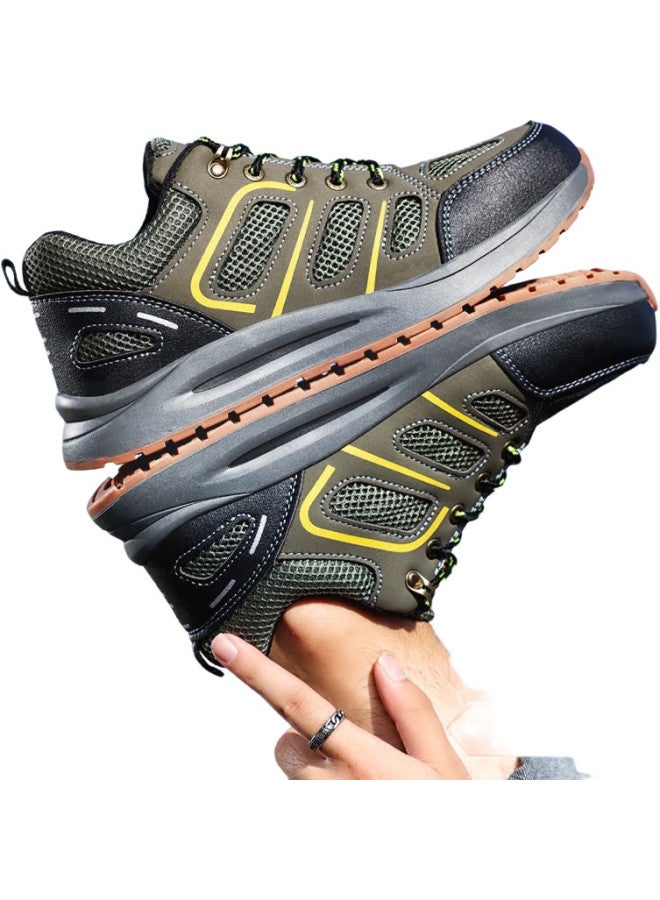 Jingtu Safety Shoes For Men, Non-Slip, Steel Toe Cap, Puncture-Resistant, Wear-Resistant, Lightweight Work Safety Functional Shoes 3070 Size 43 - Image 2