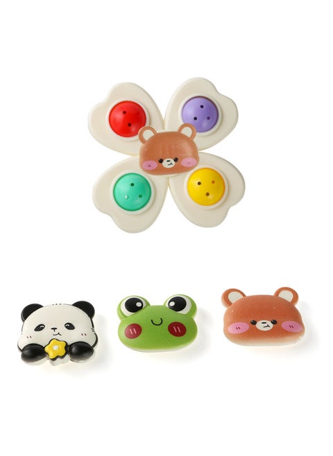Children Can Be Sucker With Turn Music Baby Cartoon Finger Rotating Top Baby Rattle Early Education-Color:Zhuanzhuanle-4 Petals (style Randomly Distributed)