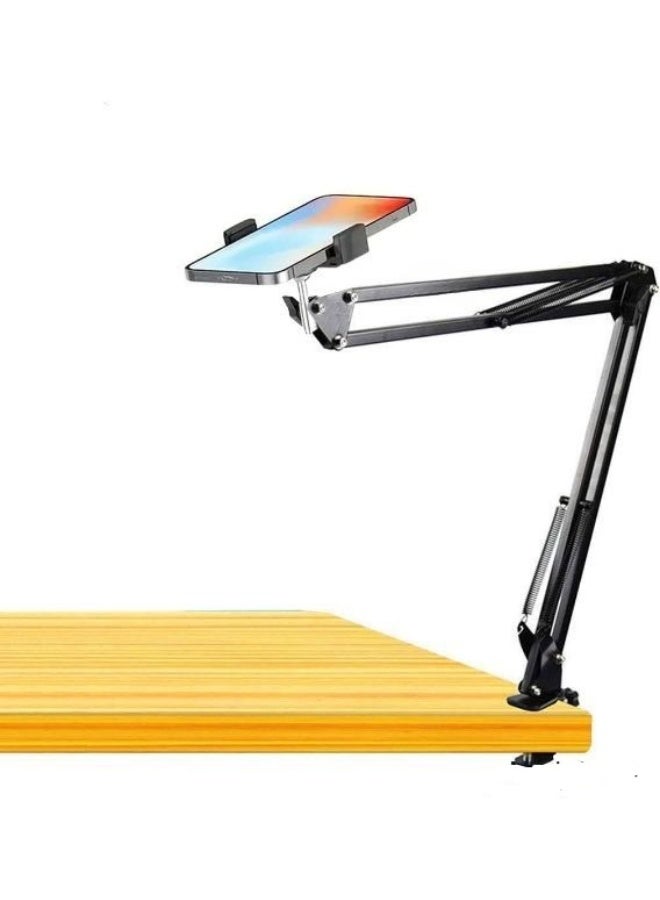 Flexible Gooseneck Phone and Tablet Holder for 4 to 10.6 Inch Devices – Adjustable Desk and Bed Stand for Video, Photos, and Hands-Free Use - Image 1