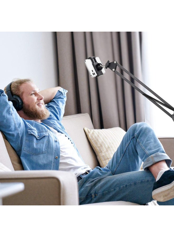 Flexible Gooseneck Phone and Tablet Holder for 4 to 10.6 Inch Devices – Adjustable Desk and Bed Stand for Video, Photos, and Hands-Free Use - Image 3