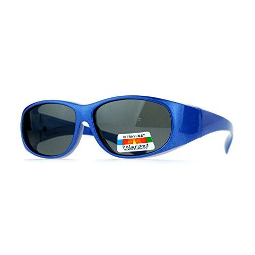 SA106 Polarized Toddler/Small Kids 48mm Fit Over Sunglasses Blue - Image 2