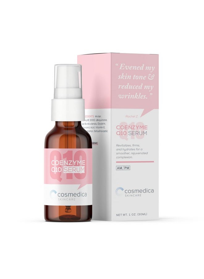Cosmedica Skincare Coenzyme Q10 Serum 1Oz - Wrinkle Reduction, Even Skin Tone, Hydrating & Firming - Cruelty-Free, Paraben-Free, Vegan, Antioxidant Rich Formula For Rejuvenated Complexion  - Image 1
