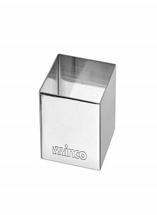 Winco 2″ x 2″ Square Stainless Steel Culinary Pastry Mold / Winco 