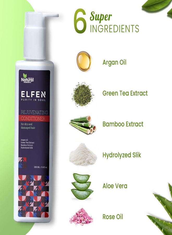 إلفن بلسم إلفن المجدد للشعر الجاف والتالف - 250 مل | يعيد الرطوبة والقوة | تركيبة مغذية لشعر ناعم وصحي - Image 2